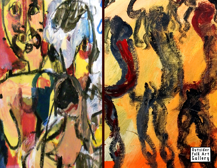 Jim Bloom & Purvis Young | Raw Edges December 2nd, 2011 - March 2nd, 2012 Outsider Folk Art Gallery